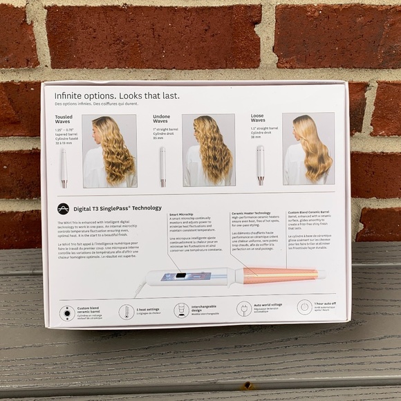 T3 Whirl Trio Interchangeable Curling Iron Set - Picture 7 of 7